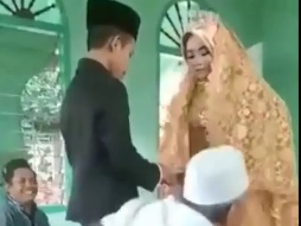 Pasangan remaja SMP dinikahkan di Lombok Tengah. (ist)