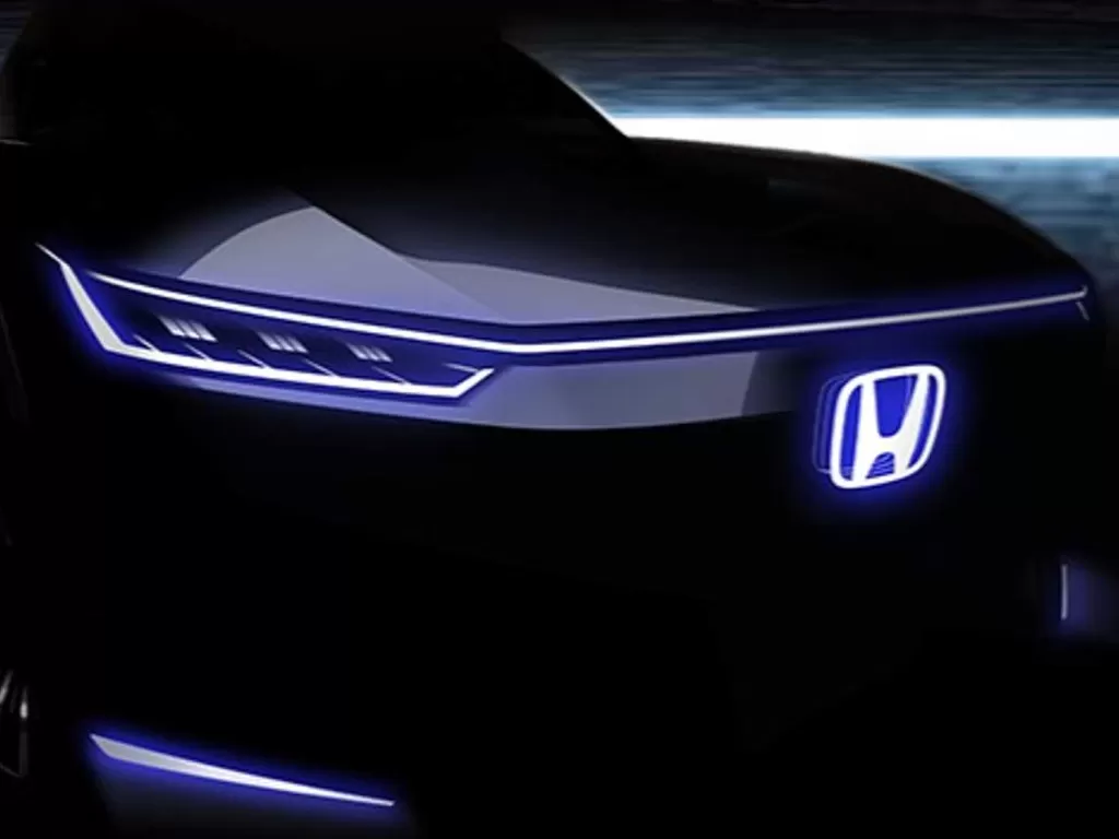Teaser mobil baru Honda yang segera diperkenalkan (photo/Honda via. Motor1)