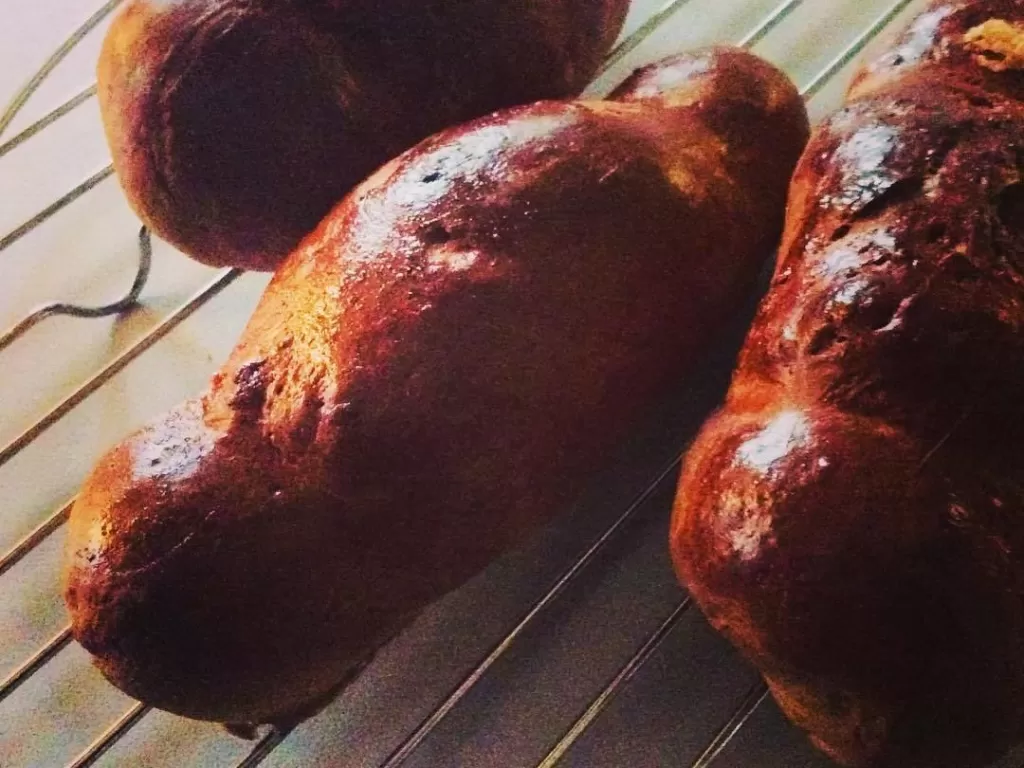 Roti Cougnou khas Belgia dan Prancis saat Natal. (Instagram/@sophie_brizi)