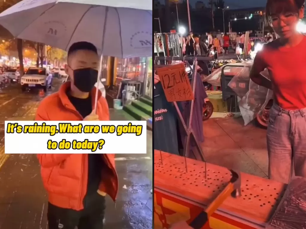 Pria ini Tak Pernah Kalah Saat Main Game di Pasar Malam, Netizen: Auto Diblock ini Orang