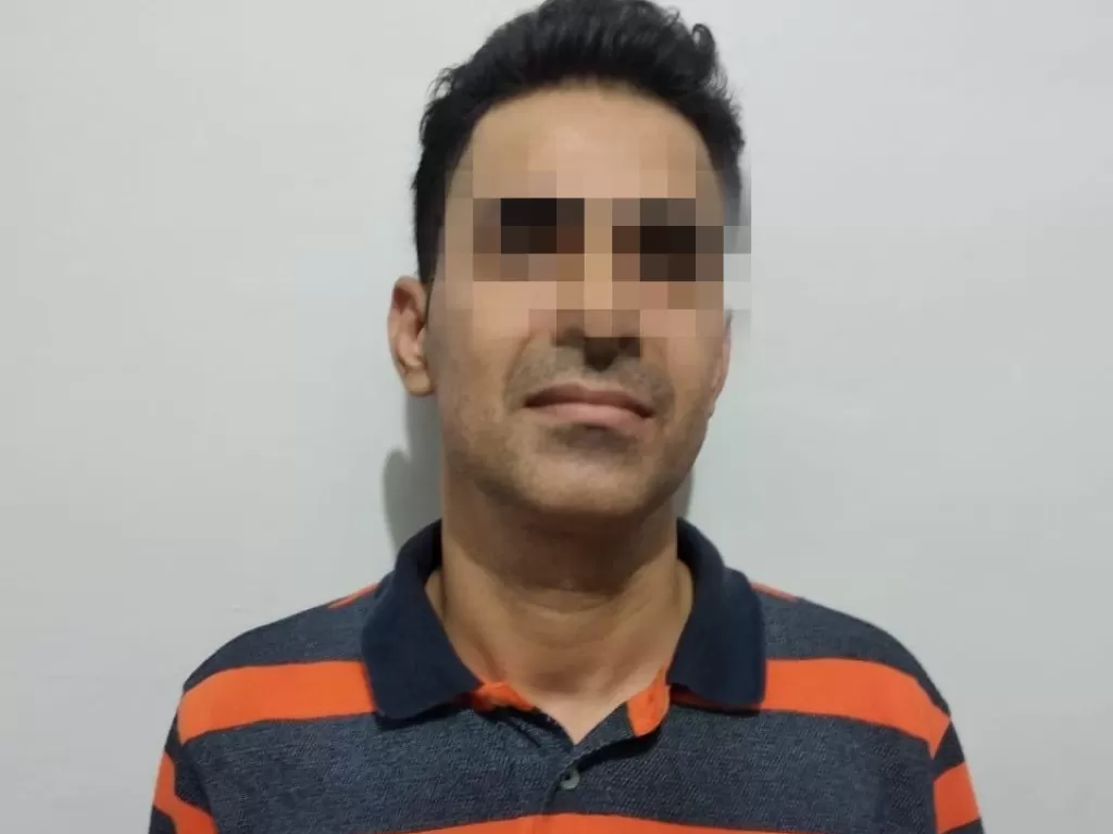 WNA Iran sekaligus pencari suaka, Reza Hosseini (40). (Dok Humas Polres Metro Jakarta Barat).
