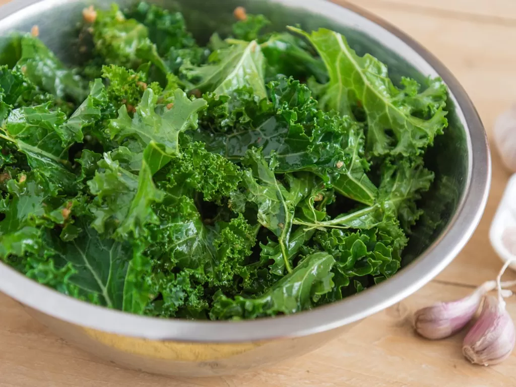 Kale, sayuran hijau yang bisa bikin kembung. (pompi)