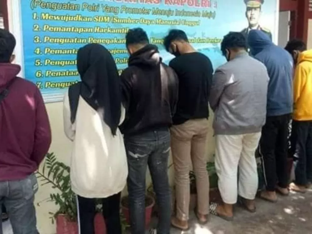 Pelaku pemerkosaan bergilir seorang mahasiswi di Makassar. (Istimewa)