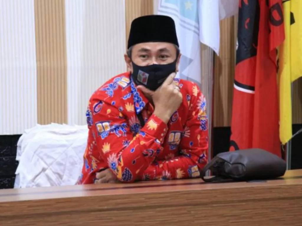  Ketua Bawaslu Provinsi Kalimantan Tengah, Satriadi. (Photo/ANTARA/Rendhik Andika) 