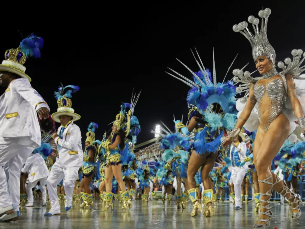 Ilustrasi karnaval di Rio de Jeneiro, Brazil. (REUTERS/Ricardo Moraes)