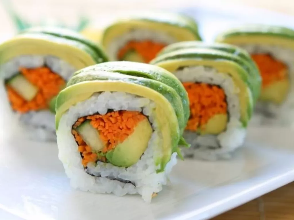 Ilustrasi sushi syauran. (topsushimaker)
