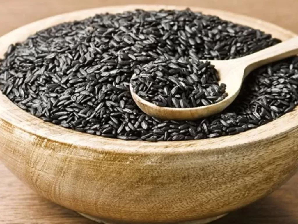 Ilustrasi beras hitam. (draxe.com)