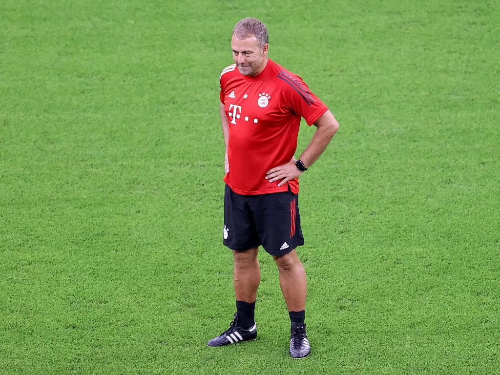 Hansi Flick, pelatih Bayern Munchen. (REUTERS/ POOL)
