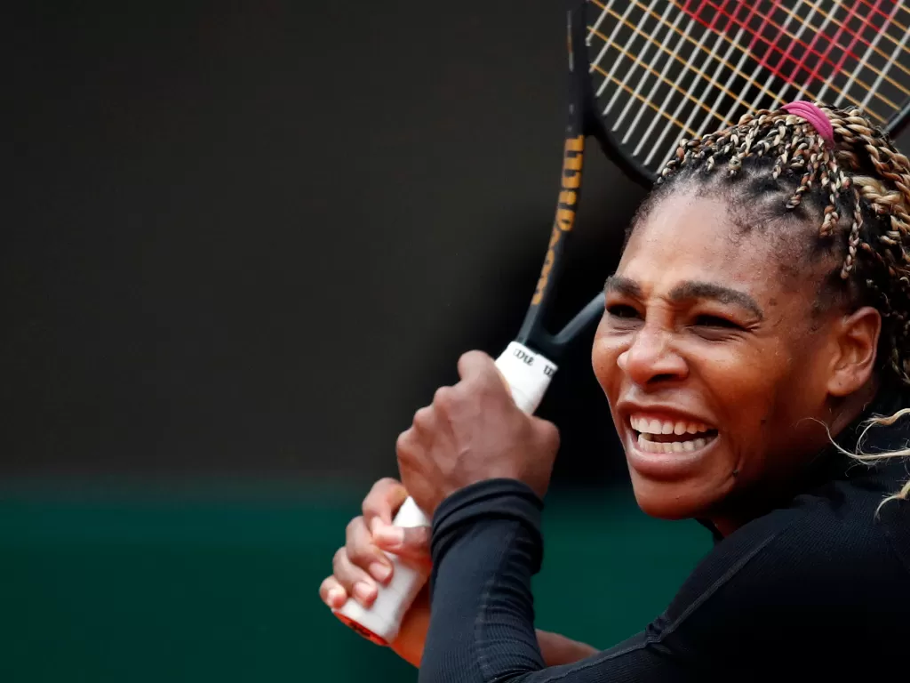 Serena Williams dari AS beraksi (REUTERS/Gonzalo Fuentes)