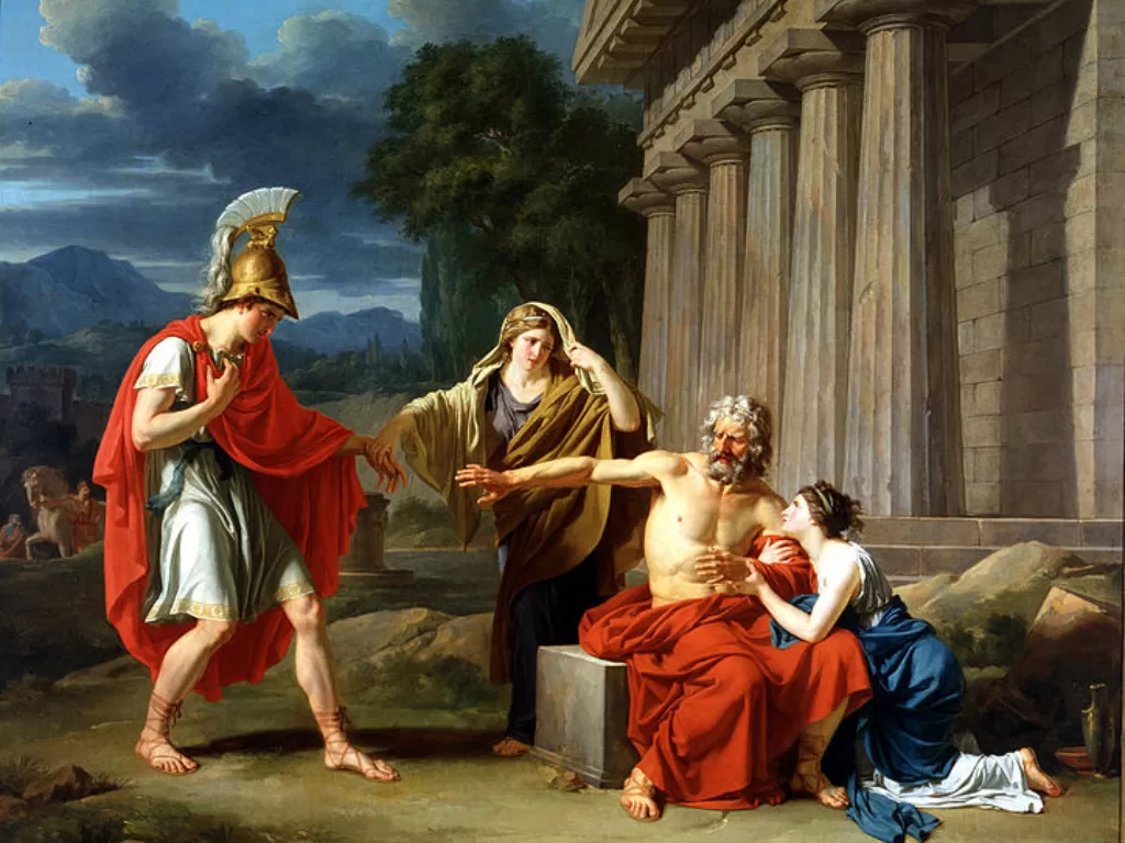Ilustrasi Oedipus di Colonus. (greeklegendsandmyths.com)