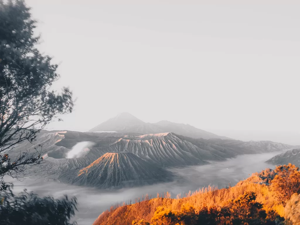 Ilustrasi gunung semeru. (Photo/Ilustrasi/Pexels)