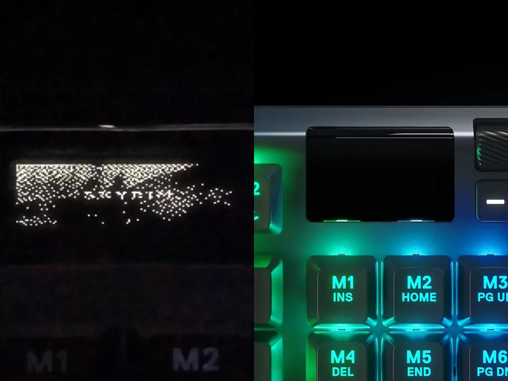 Game Skyrim di OLED Smart Display keyboard Steelseries (photo/Steelseries/Reddit/u/Mr_Murdoc)