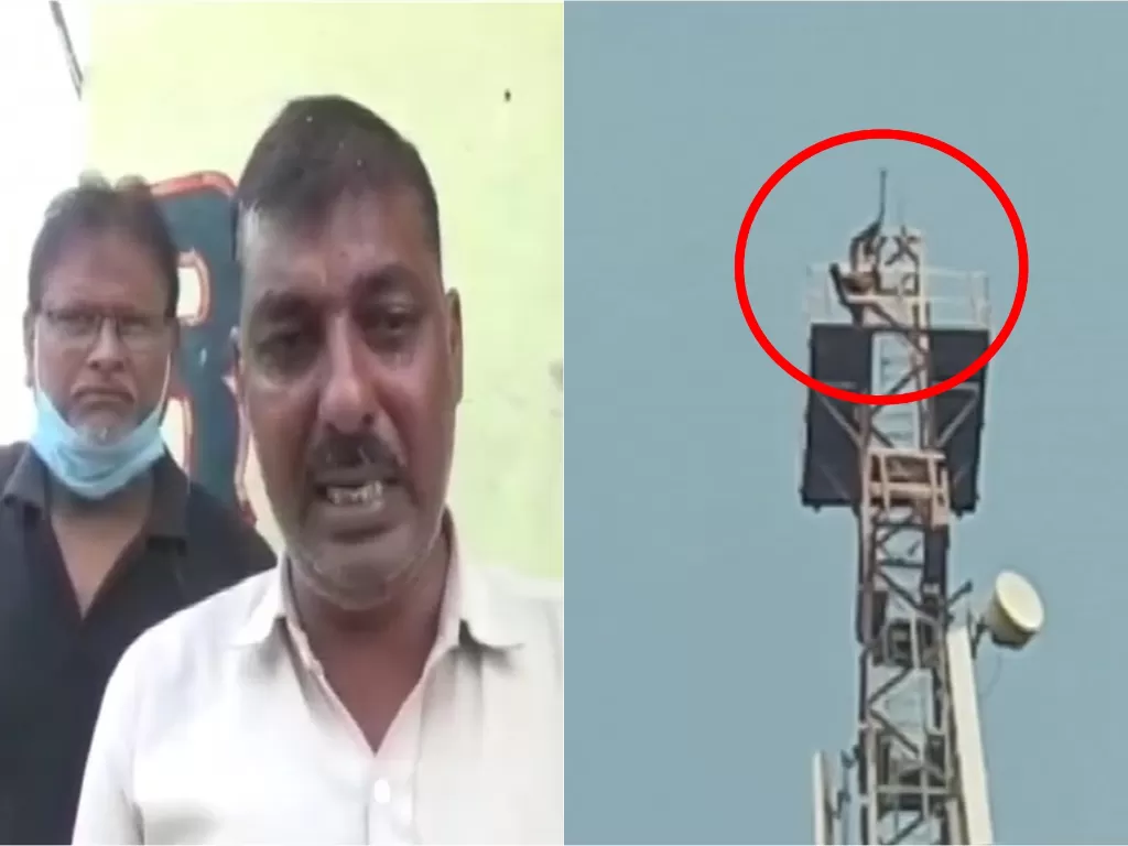 Pria India panjat tower setelah berdebat dengan istri (ANI)