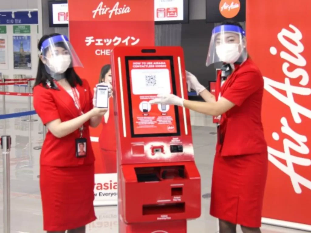 Kru AirAsia di Jepang. (Kyodo News)
