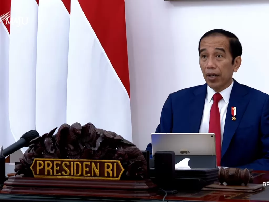 Presiden RI, Joko Widodo. (Tangkapan Layar Youtube Sekretariat Presiden)
