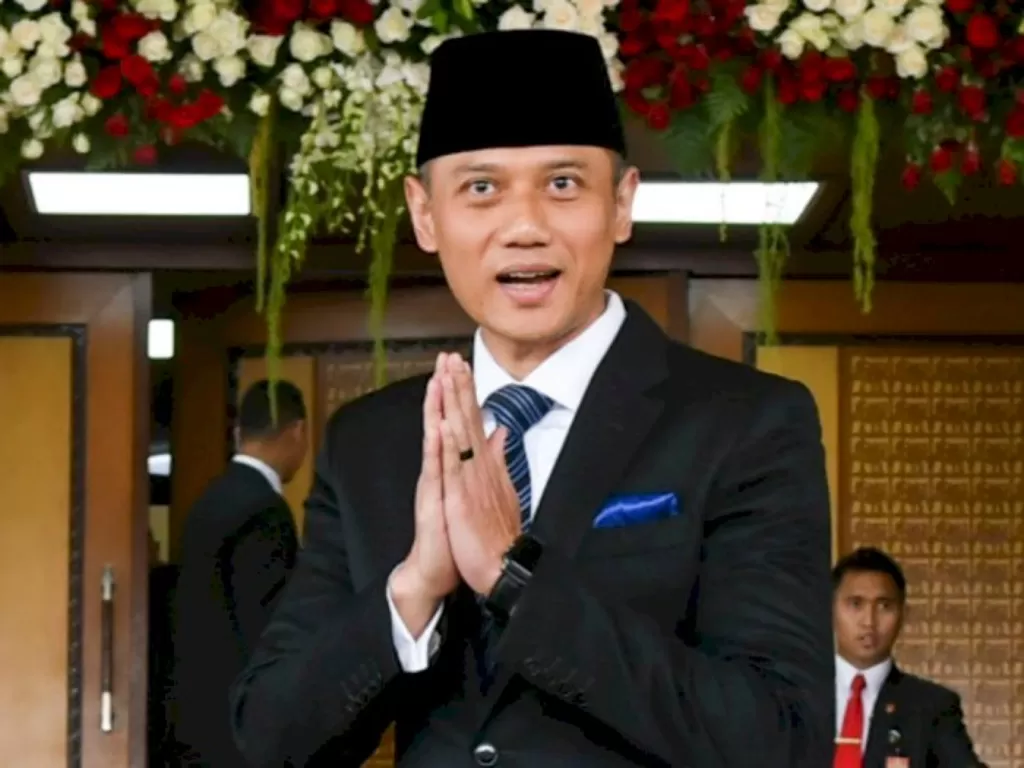 Ketua Umum Partai Demokrat Agus Harimurti Yudhoyono. (ANTARA FOTO/Galih Pradipta)