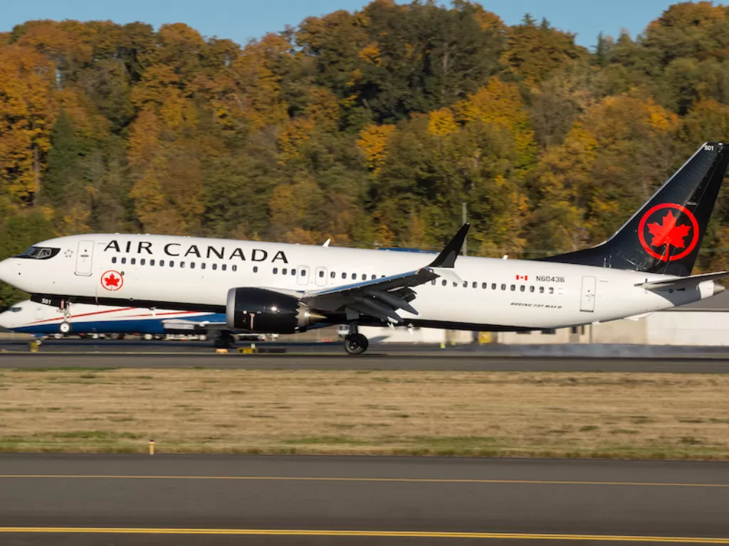 Ilustrasi pesawat Kanada. (airlinegeeks.com)