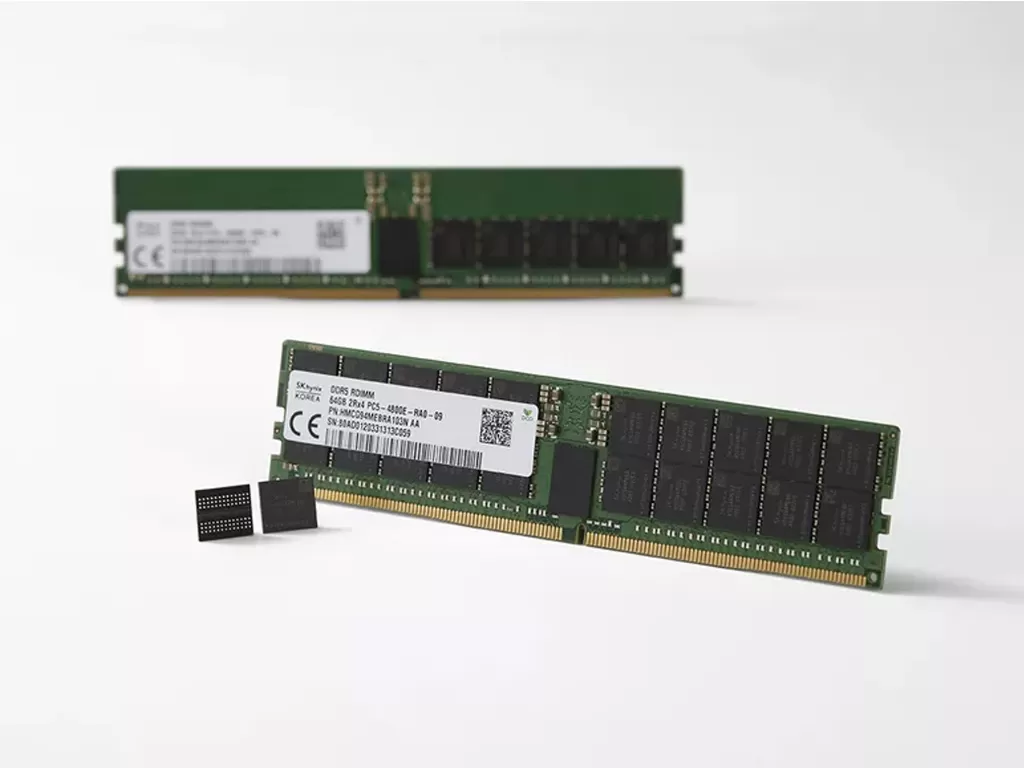 Tampilan RAM DDR5 yang bakal dijual pada tahun 2021 mendatang (photo/SK Hynix)