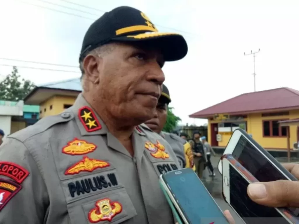   Kepala Polda Papua, Inspektur Jendeal Polisi Paulus Waterpauw. (Photo/ANTARA/Evarianus Supar)