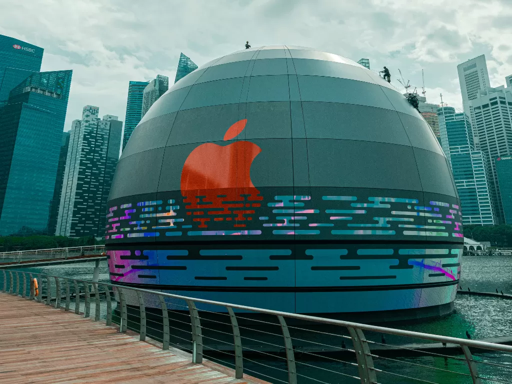 Apple Store baru di Marina Bay Sands, Singapura (photo/Unsplash/FUTURE)