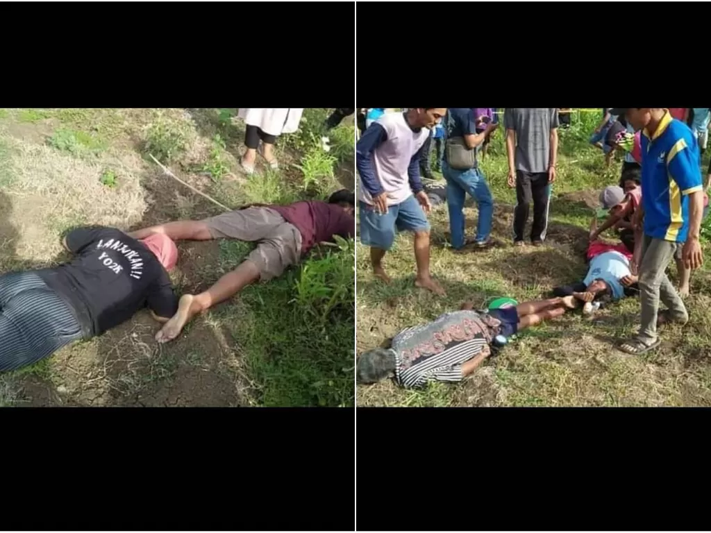 Satu keluarga di Bojonegoro tewas tersengat aliran listrik di sawah. (Instagram)