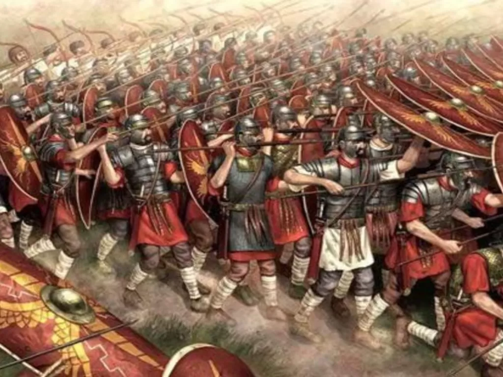 Ilustrasi Legiun Romawi. (archyde.com)