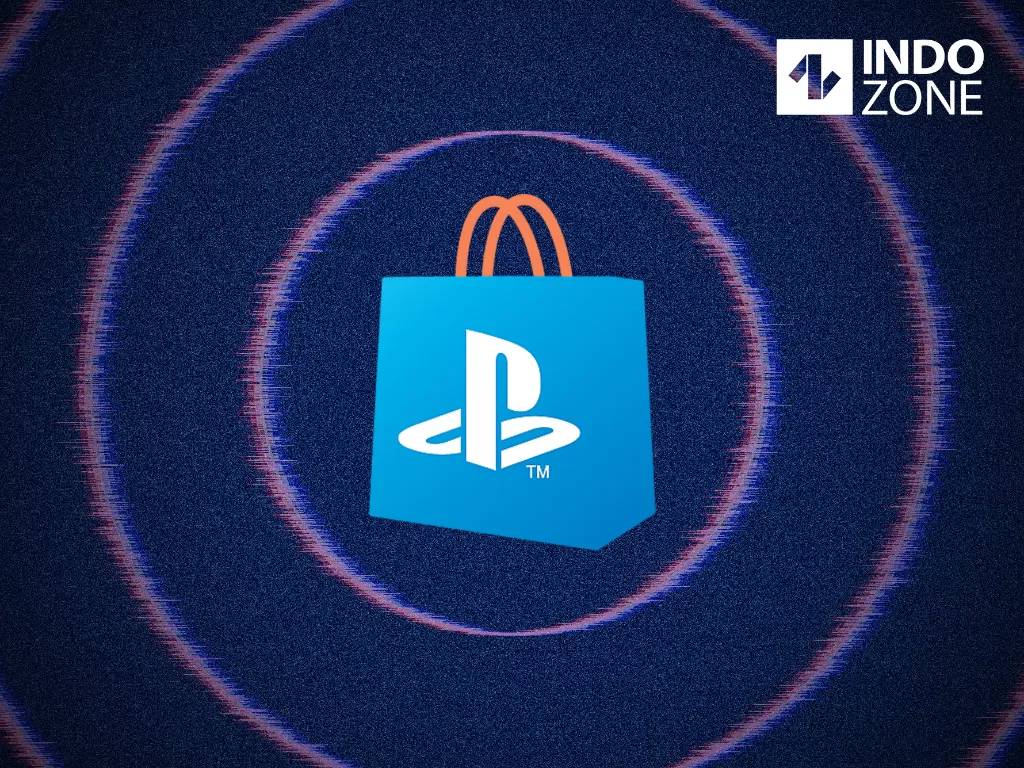 Ilustrasi logo PlayStation Store (Ilustrasi/INDOZONE/Ferry)