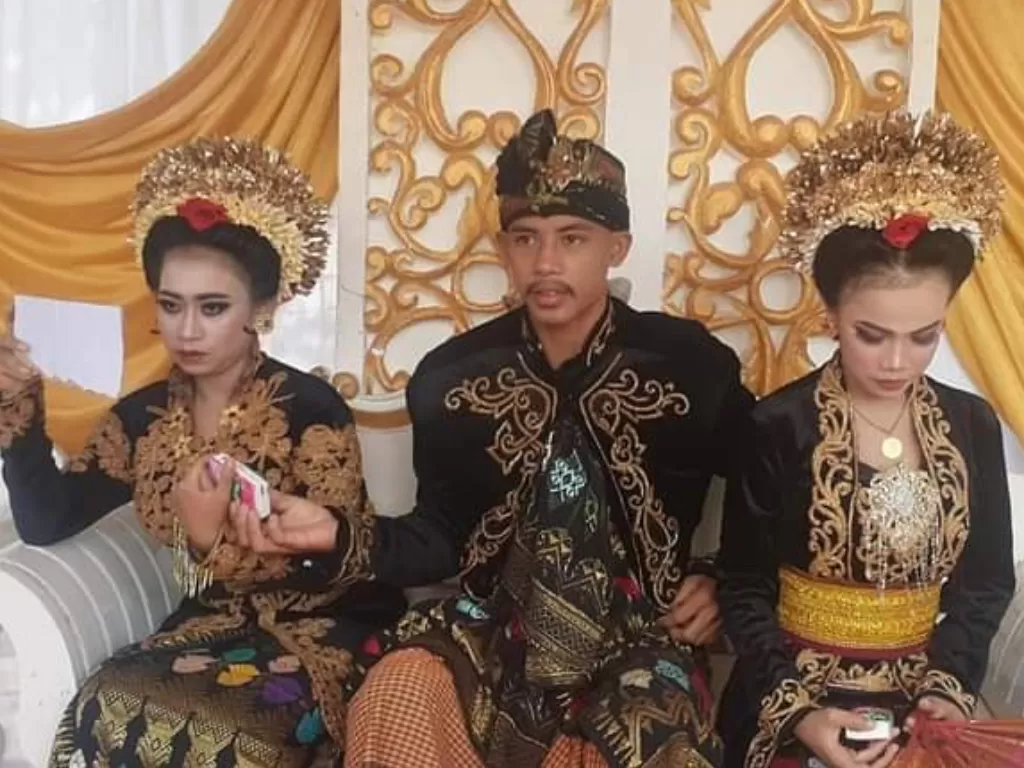 Siswa SMK Lombok Barat menikahi dua wanita sekaligus masih duduk di bangku SMA. (Istimewa)
