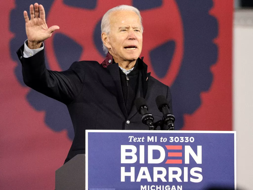 Capres Joe Biden untuk Pilpres Amerika Serikat. (REUTERS/Tom Brenner).