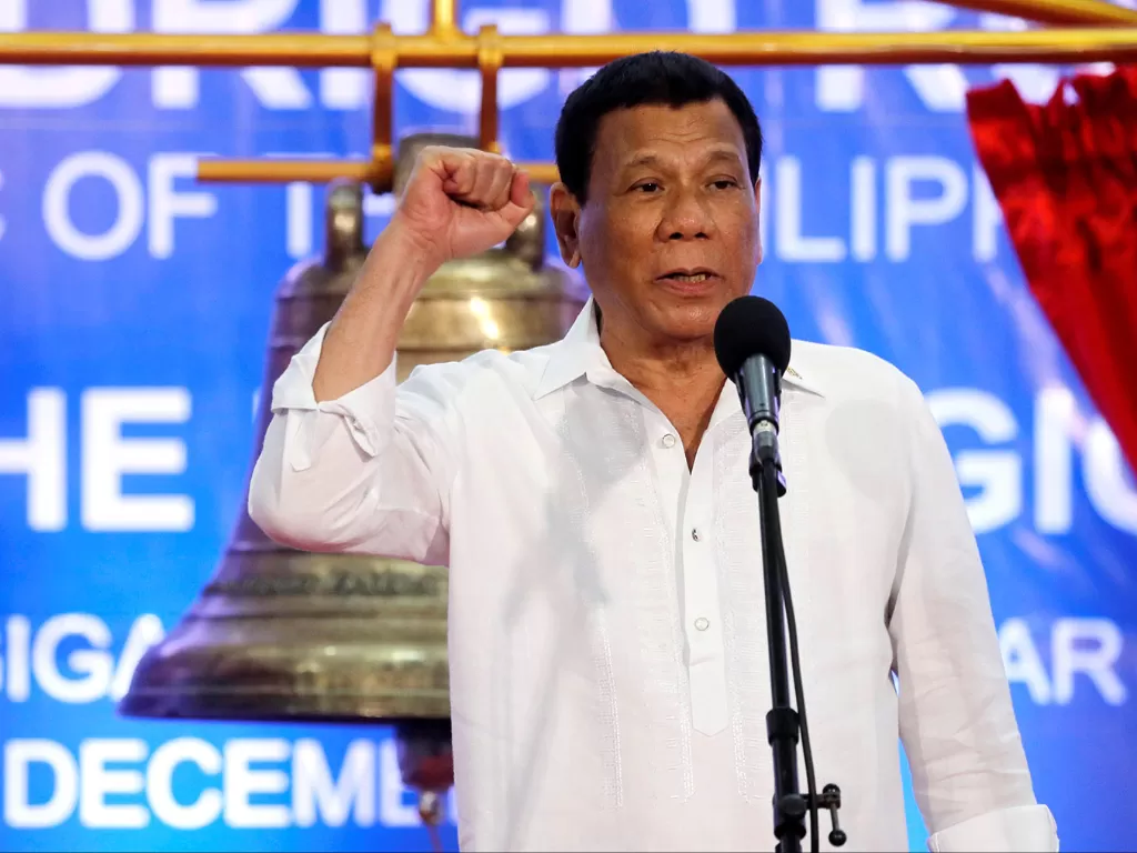 Presiden Filipina Rodrigo Duterte. (Photo/Reuters)