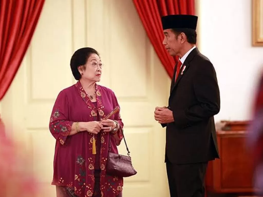 Megawati Soekarnoputri bersama Jokowi. (Instagram/Megawati Soekarnoputri)