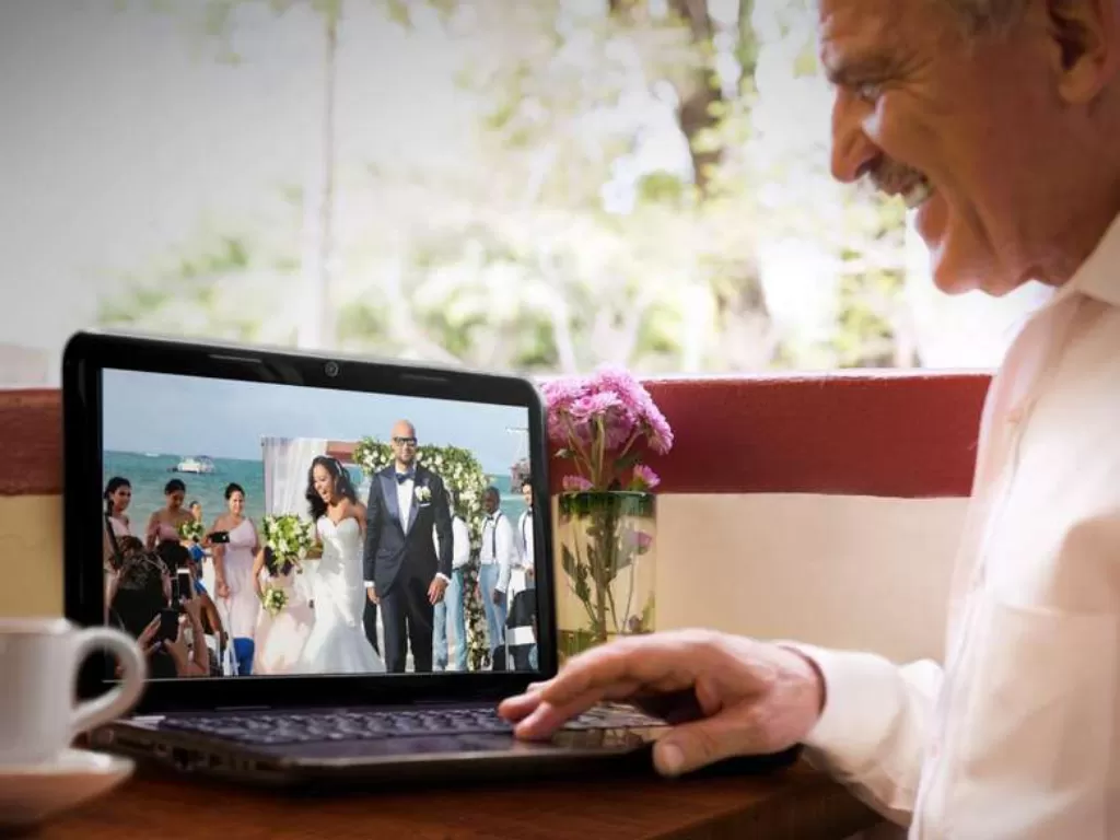 Ilustrasi menggelar pernikahan virtual. (Eventlive)