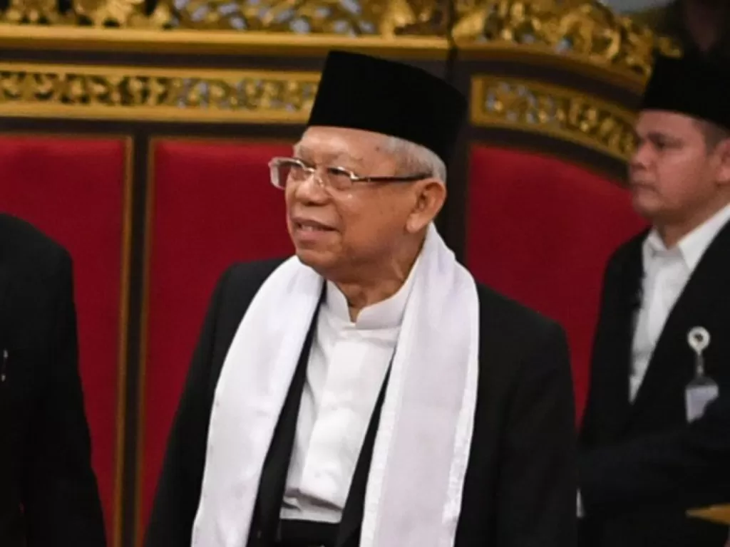 Wakil Presiden Ma'ruf Amin. (Foto: Antara/Wahyu Putro A)