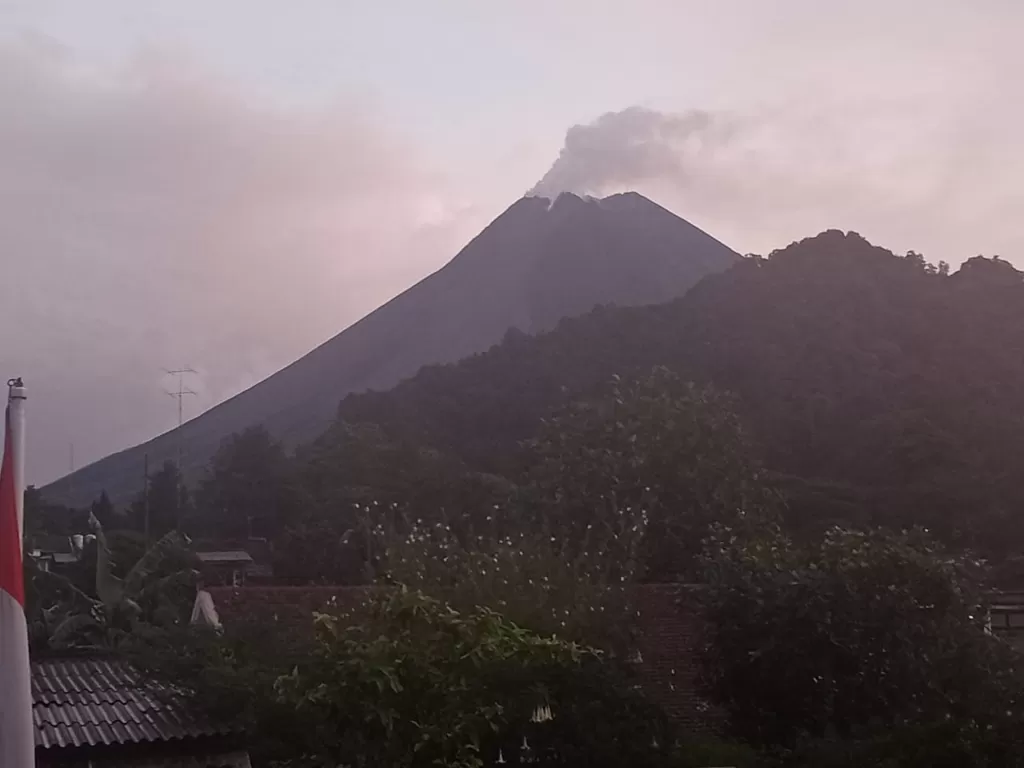 Ilustrasi Gunung Merapi. (Foto: Twitter @BPPTKG)