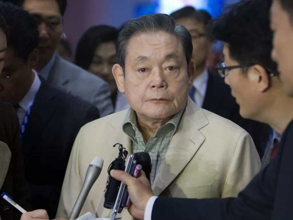 Chairman Samsung Electronics Lee semasa hidup. (Photo/Reuters/Steve Marcus)