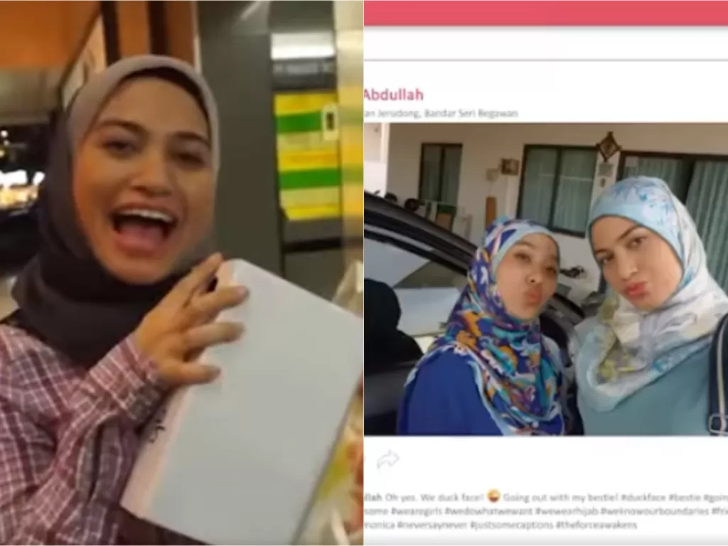 Seorang wanita jadi korban pencurian data pribadi (Facebook/AITI Brunei)
