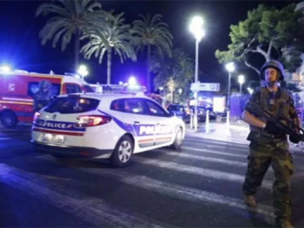 Ilustrasi keamana di kota Nice Prancis pasca penyerangan seorang warga Tunisia. (Antara).