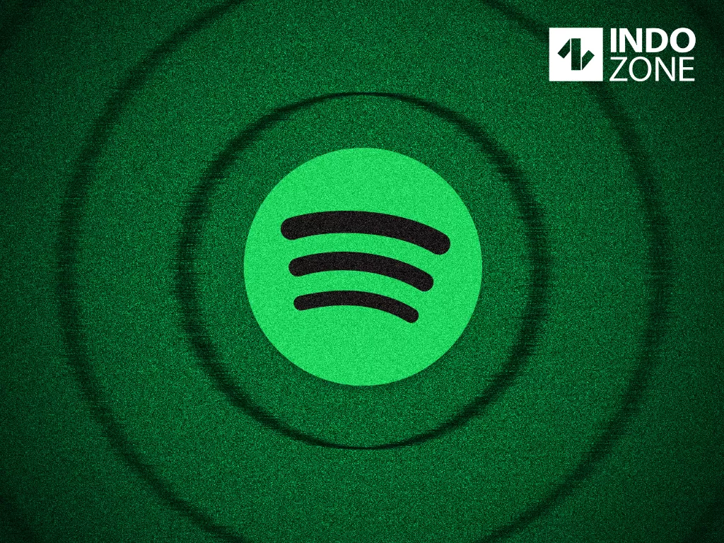 Ilustrasi logo layanan streaming musik Spotify (Ilustrasi/INDOZONE/Ferry/Spotify)