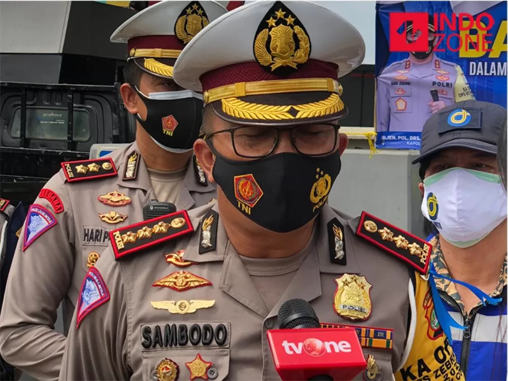 Direktur Lalu Lintas Polda Metro Jaya, Kombes Pol Sambodo Purnomo Yogo. (INDOZONE/Samsudhuha Wildansyah)