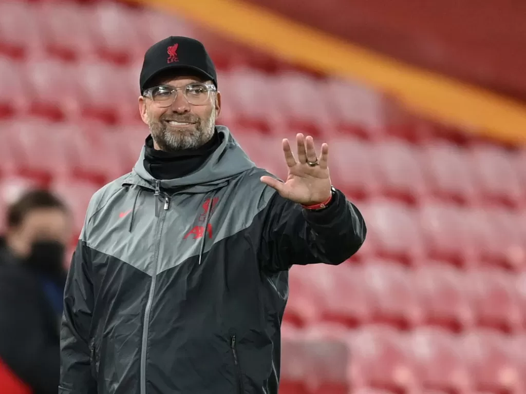 Jurgen Klopp, pelatih Liverpool. (REUTERS/MICHAEL REGAN)
