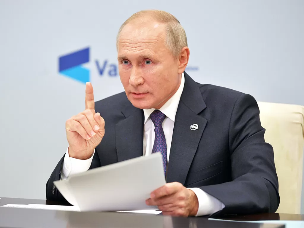 Presiden Rusia, Vladimir Putin. (Photo/Reuters/Alexei Druzhinin)