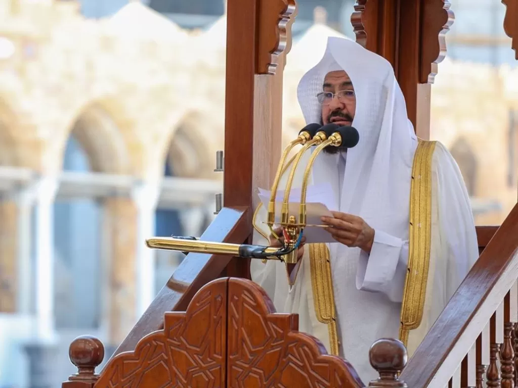 Kepala Presidensi Umum untuk Urusan Dua Masjid Suci, Sheikh Abdur-Rahman Al-Sudais. (Photo/Instagram/@hsharifain)