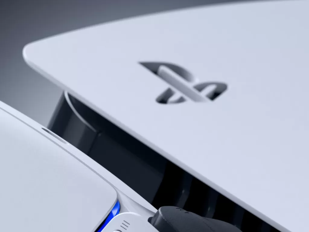 Tampilan console PlayStation 5 dan controller DualSense (photo/Sony Interactive Entertainment)