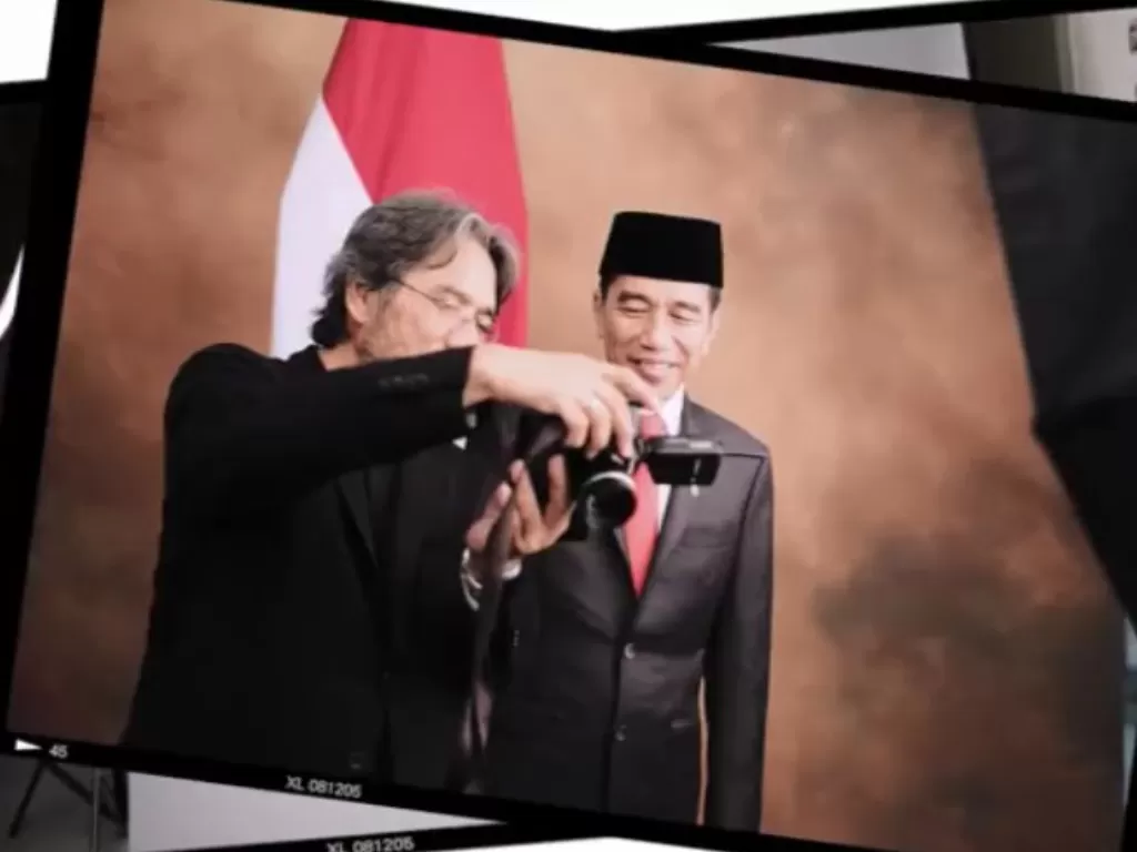 Darwis Triadi juru foto Presiden Jokowi. (ANTARA)