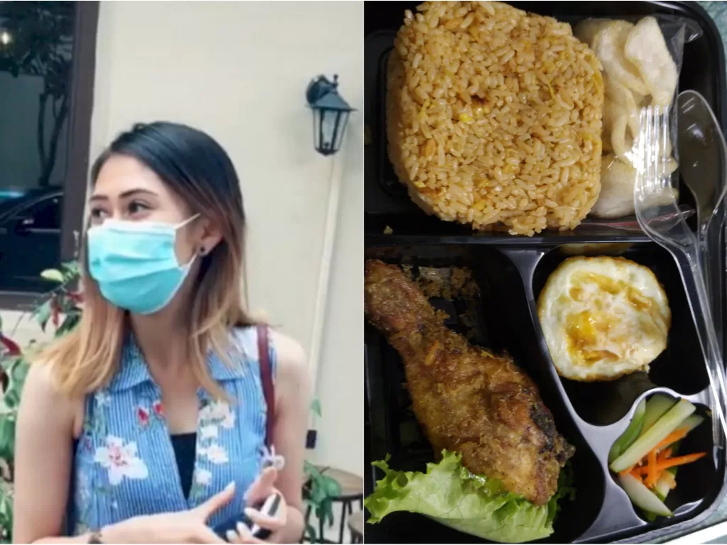Kiri: Wanita janda satu anak janjian dengan cowok kenalan di Tinder (Tiktok).  Kanan: Netizen curhat mahalnya harga makanan di kereta. (Twitter/@dehallusinate)