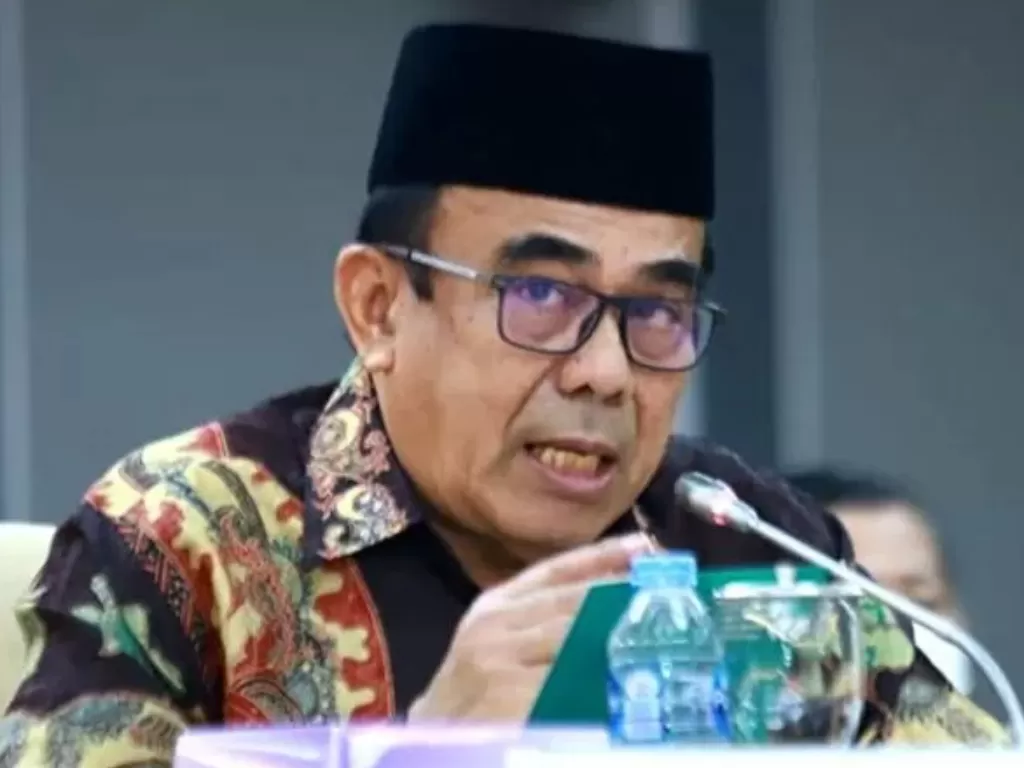   Menteri Agama (Menag) Fachrul Razi di Jakarta, Kamis (29/10/2020). (Photo/ANTARA/HOI-Kemenag)