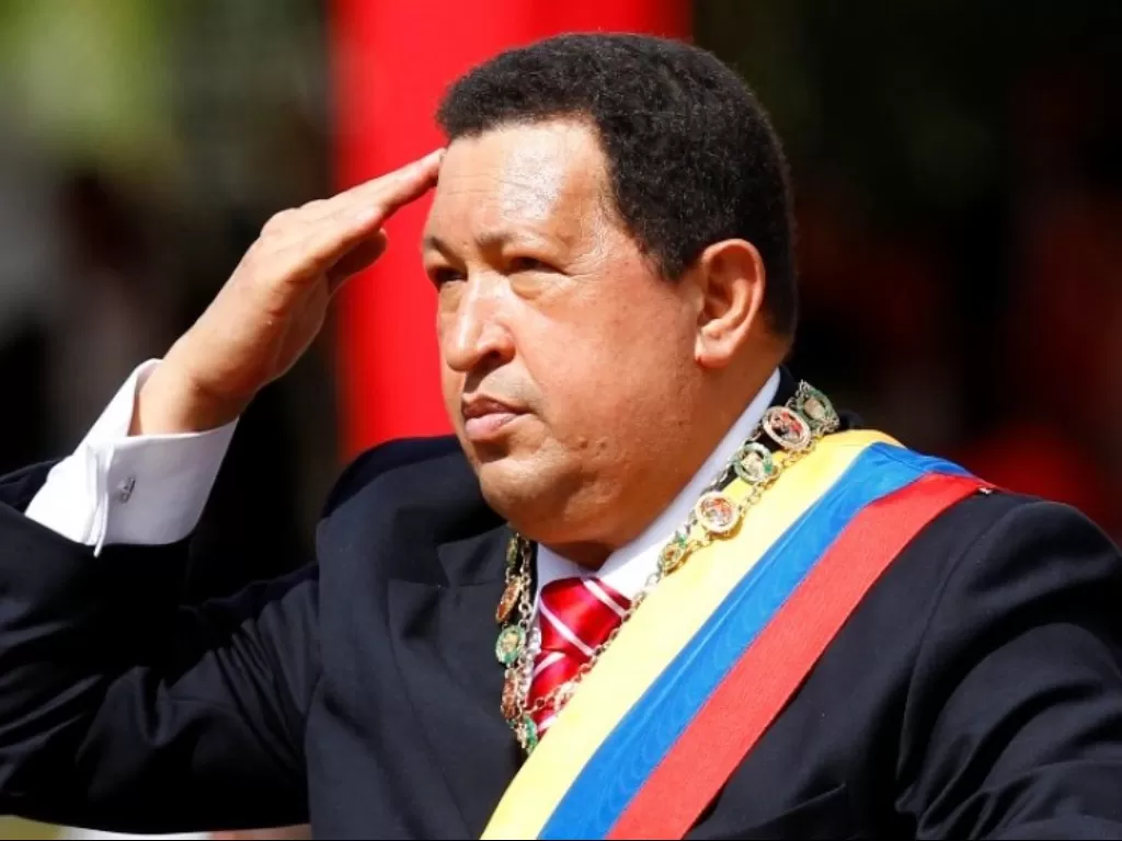 Presiden Venezuela, Hugo Chavez. (REUTERS/Gil Montano)