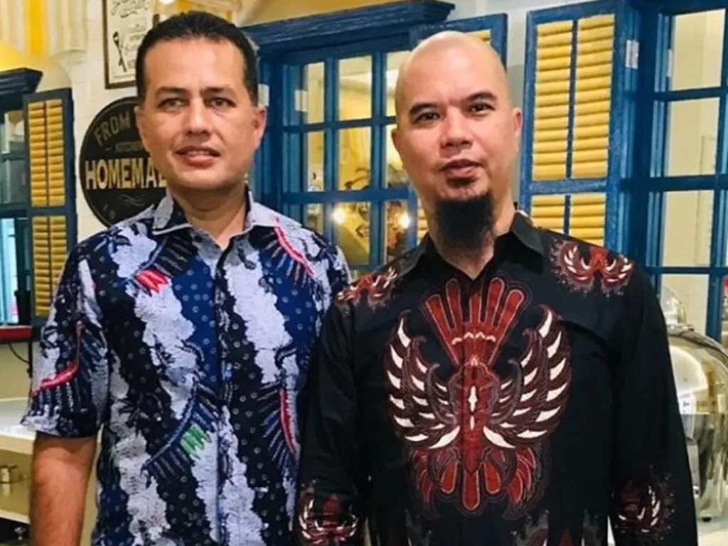 Wakil Gubernur Sumatera Utara Musa Rajekshah dan Ahmad Dhani (Instagram @ahmaddhaniofficial)