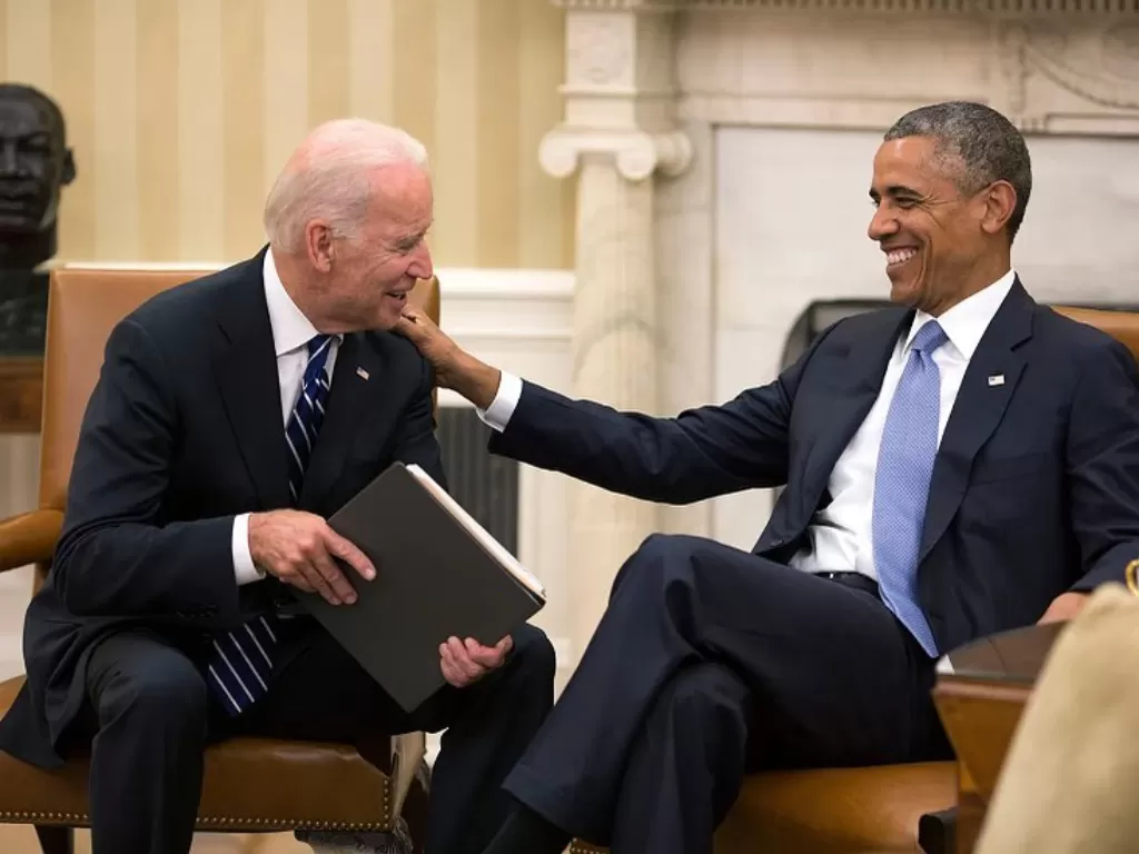 Mantan Presiden AS Barack Obama ucapkan selamat untuk mantan wakilnya, Joe Biden. (Instagram)