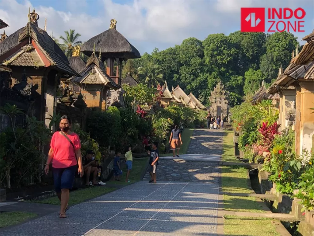 Desa Penglipuran di Kabupaten Bangli, Bali. (INDOZONE/Samsudhuha Wildansyah)
